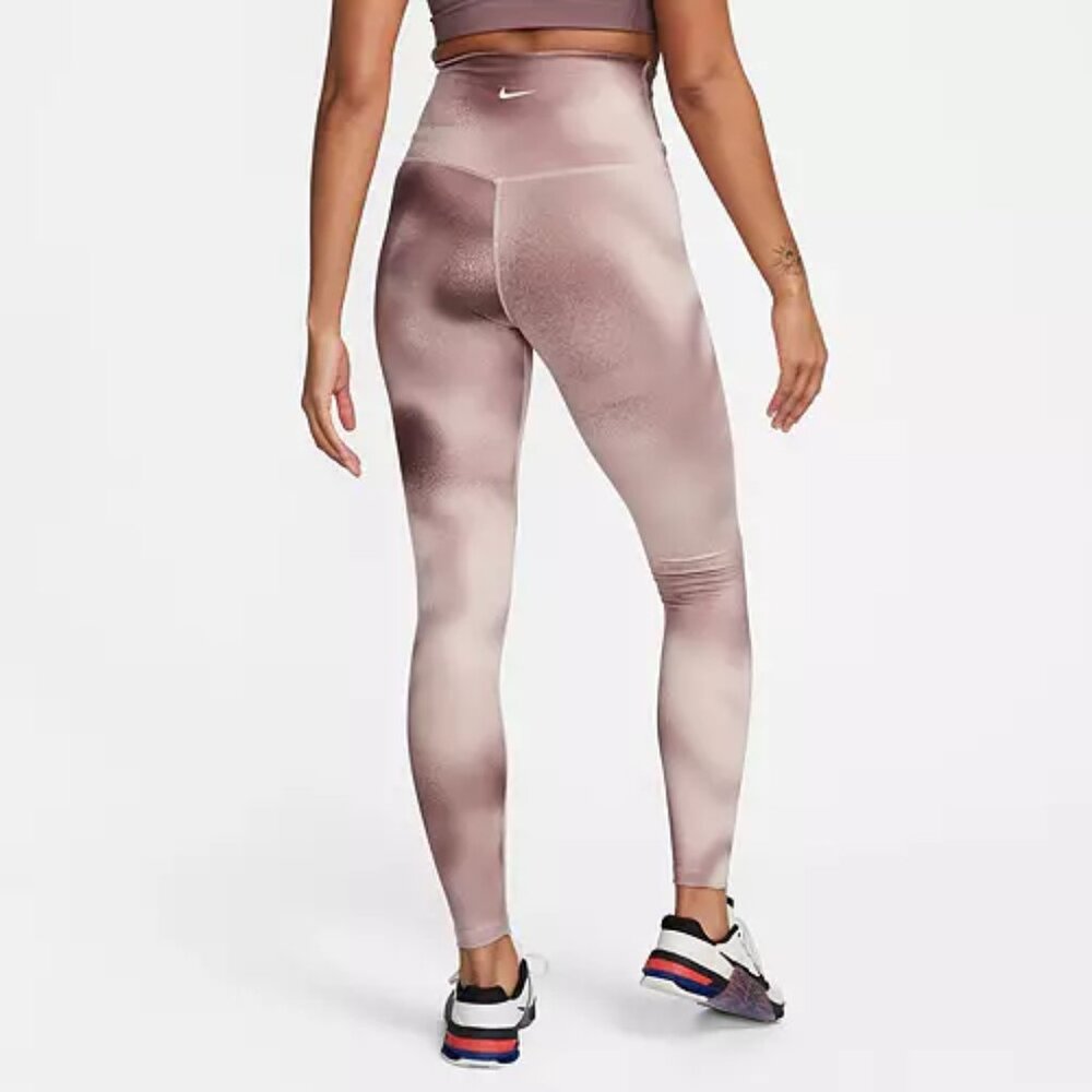 NWT New Nike Women's One High-Rise Printed Leggings Small S Yoga Pants Training - Picture 2 of 4